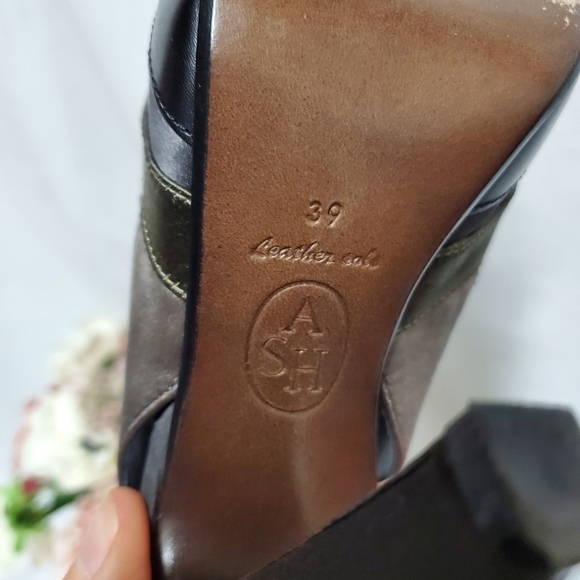 Ash slingback satin/leather heels size 39 - Picture 11 of 12